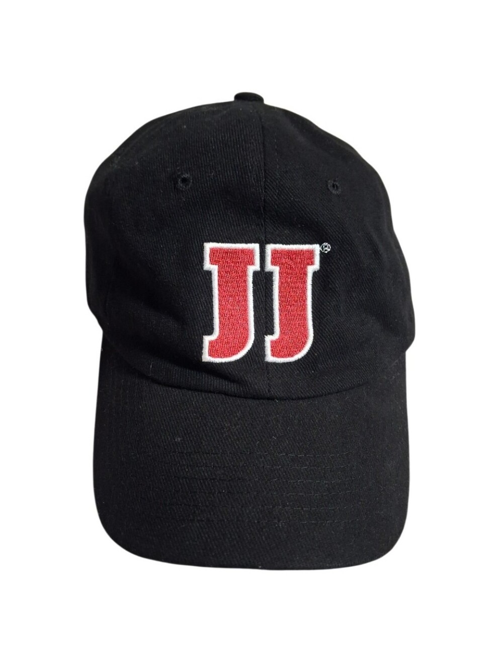 Jimmy John's Black Red Embroidered JJ Logo Employee Snapback One SIze Hat Cap